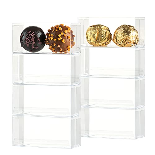 JCXGRVC Clear Bakery Treat Boxes