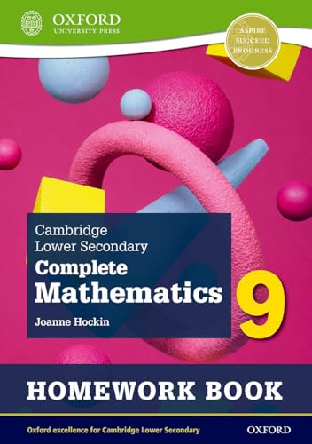 Portada de Cambridge Lower Secondary Complete Mathematics 9: Homeworkbook - Pack