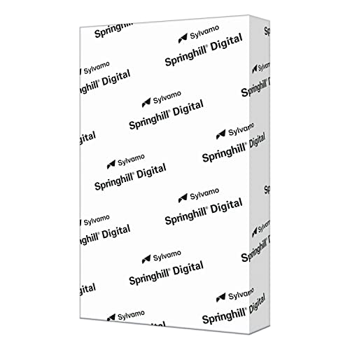 Springhill White 8.5” X 14” Cardstock Paper, 67Lb Vellum Bristol, 147Gsm, 250 Sheets (1 Ream) – Premium Lightweight Cardstock, Vellum Printer Paper With Textured Finish – 016002R #TOP1