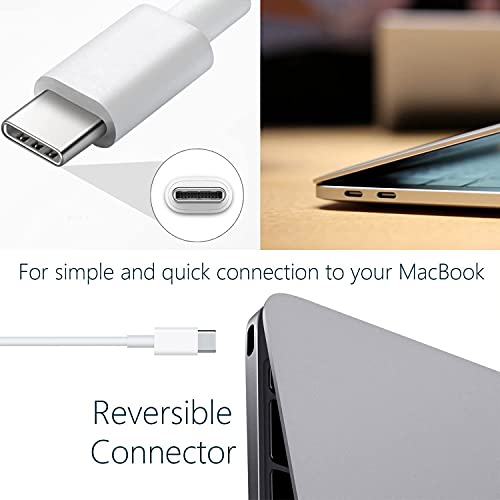 Carregador MacBook Pro para MacBook Air USB C Carregador de laptop para Mac Book 13/14/15/16 polegad