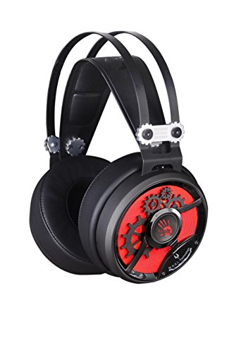 Bloody M660 Gaming Headset 3.5Mm Connector - Ps4 | Xbox One | Pc/Mac | Mobile | Hyper Surround Sound Range | In-Line Mic | Ultra Cloud Plush Over Ear Cuffs | - Red Led Usb #TOP13