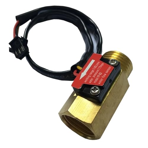 Capteur de débit d'eau laiton G1/2 débitmètre à effet Hall 1-25L/min