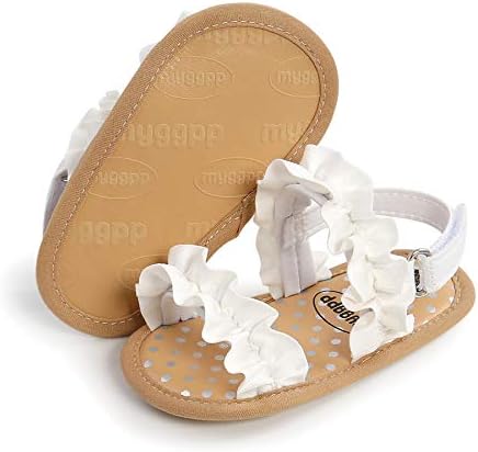 Baby Toddler Girls Sandals Summer Shoes Outdoor First Walker Infant Girls Shoes for Summer Infant 6-12 Months nt 12cm