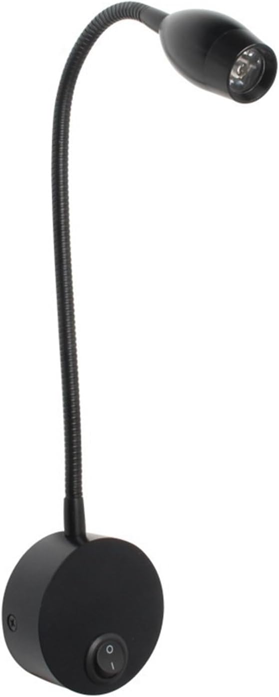 Hose lamp Bedside Reading lamp USB Interface Hose lamp Rechargeable Hose Reading lamp(PY HB102UBlack,White Light)