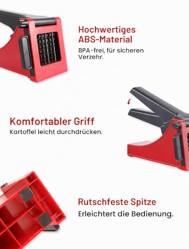 Foto von Geedel Pommesschneider, Hochwertige Kartoffelschneider mit Edelstahlklinge