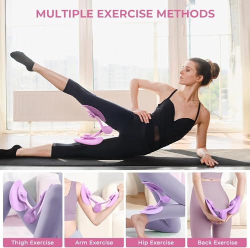 Image of KHOLAD Hip Trainer | Thigh Master and Inner Thigh Exercise Equipment | Floor Exerciser Device | Training Tool | for Home, Gym, Fitness, Workout, Stretcher | for Men & Women (Multi)