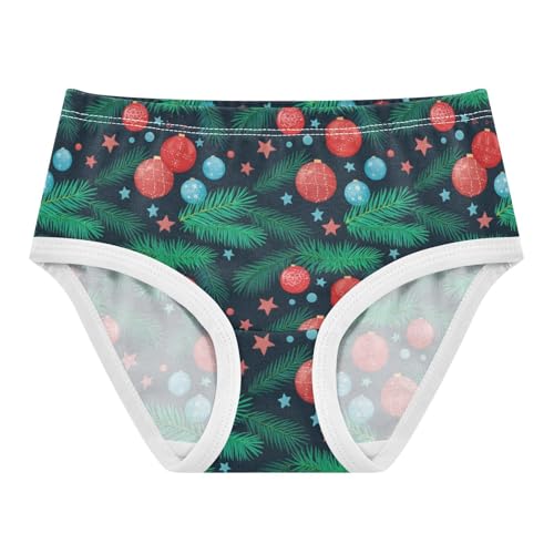 Girls' Underwear Christmas Tree Star Toddle Brief Panties 2303532