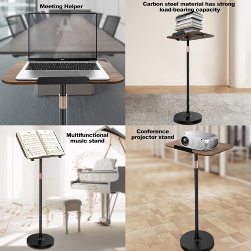 Podio de madera ajustable que soluciona la postura en exposiciones 8