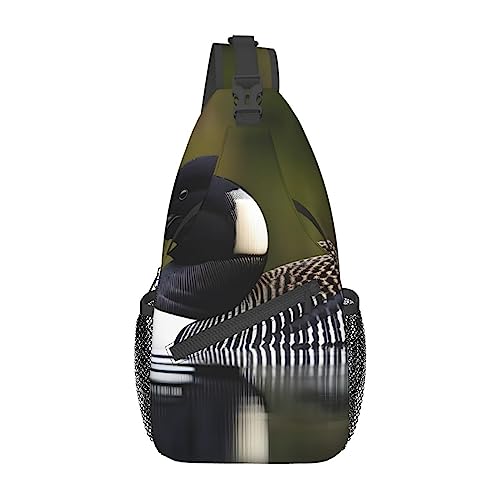 Sac de poitrine oiseau noir, la solution mains libres pour homme