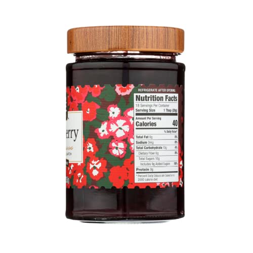 Kitchen & Love Sour Cherry Premium Preserves 12.3Oz | 70% Sun-Ripened Fruit Made In Small Batches #TOP1