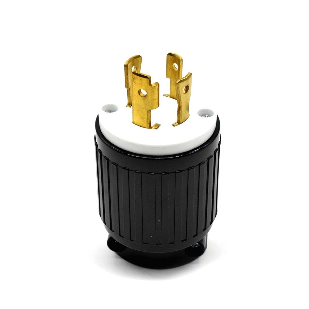 Superior Electric YGA025 Twist Lock Electrical Plug 4 Wire, 30 Amps, 125/250V, NEMA L14-30P (5)