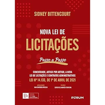 Capa do livro Nova Lei de Licitações: (Comentando artigo por artigo a NOVA Lei de Licitações e Contratos Administrativos, Lei nº 14.133, de 1º de abril de 2021)