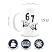 Hogg 6 7 Coffee Mug, 15 oz Ceramic Viral Coffee Cup, 67, 6 7, Six Seven, 67 Meme, 6-7 Gifts, Six Seven Merchandise, 6-7 Meme Mug