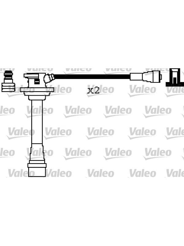 Valeo 346187 Set cavi di accensione