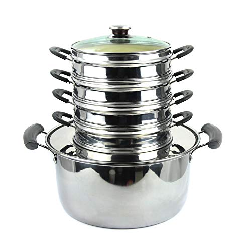 NO Small bamboo steamer stainless steel steamer steamer steamer Commercial