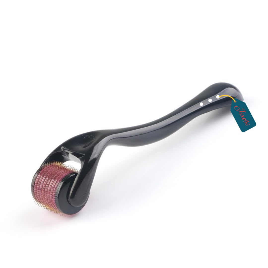 Zeenu Creation Derma Roller 0.5mm with 540 Titanium micro needles - Derma Roller for Face, Beard, and Hair Growth - Skin Care for Men and Women | All Skin Types