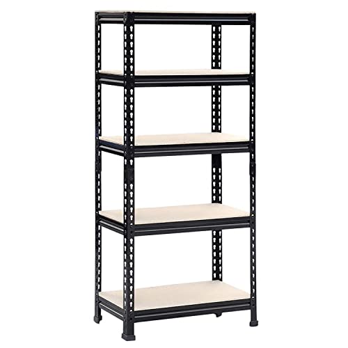 Oypla 750kg Heavy Duty 5 Tier Metal Storage Garage Shelving Racking