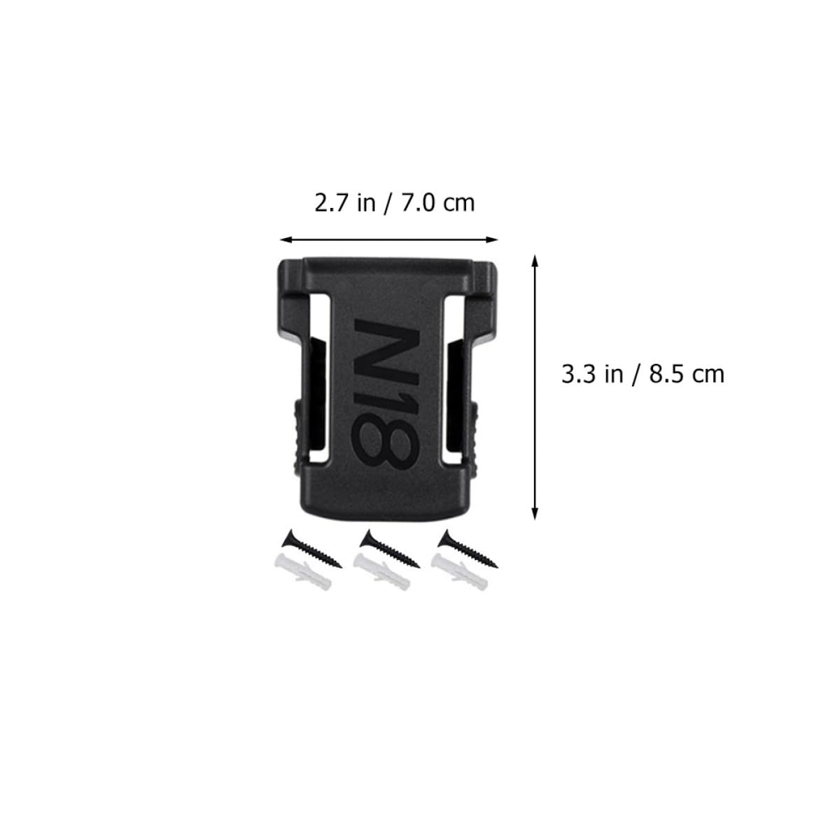 10 Pezzi Batterie Ricaricabili Rack per Batterie Compatibile per Facile Installare e Resistente