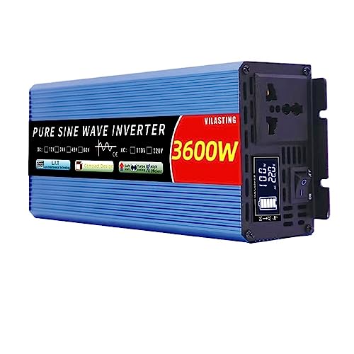 Onduleur pure sinus 12v 220v pour installation solaire de voiture et camping-car