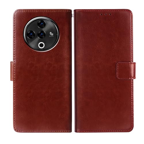 Coque Doogee Fire 6 Power housse cuir PU portefeuille protection rabat marron