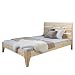 Produktbild Homestyle4u 1848, Holzbett 140x200 Massivholz Kiefer, Bettgestell mit Lattenrost, Natur