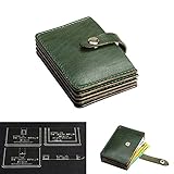 WUTA Unisex Card Case Leather Template Clear Acrylic Card Holder Leather Pattern Model for DIY Credit Card Bag Leather Craft WT890
