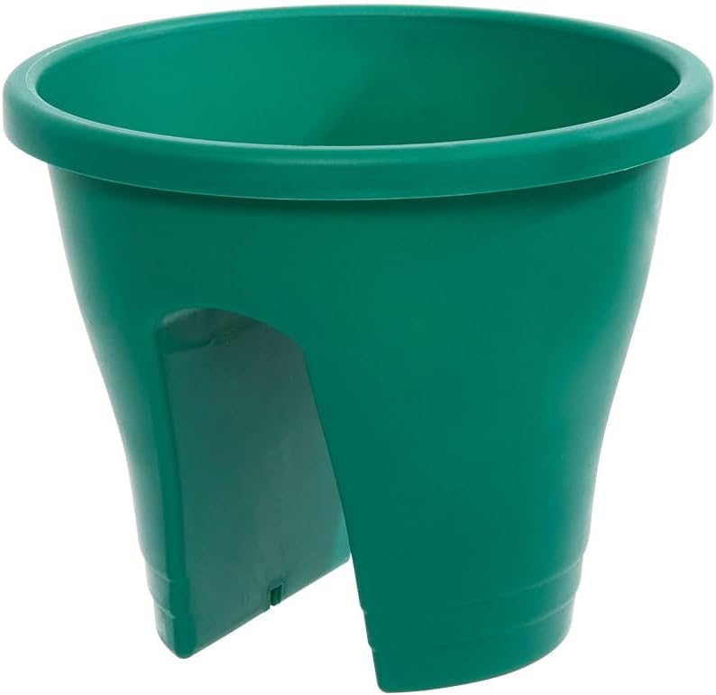 Planter for Rail Terracotta Gray or Green - Green