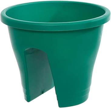 Planter for Rail Terracotta Gray or Green - Green