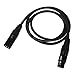 DMX Cable, IMRELAX 6.56ft/2 Meters Stage Light DMX512 Cable Wire with 3-Pin Signal XLR Male to Female Connection for Moving Head Light Par Light Spotlight with XLR input & output