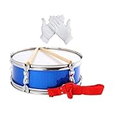 Pegciuho Daumentrommel, Schlaginstrument mit Schlägeln, Handschuhen Und Tragegurt für Erwachsene, Bühne, Klassenzimmer Und Aufführungen, Blau