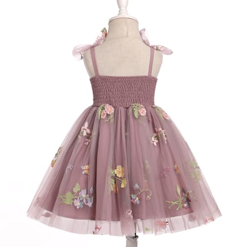 Toddler Baby Girls Tutu Dress Summer Sleeveless Princess Birthday Dresses Sequin Ruffle Tulle Sundress3