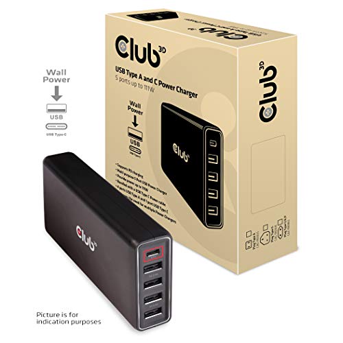 Chargeur appareils mobiles CLUB3D CAC-1903EU pour ne plus manquer de batterie