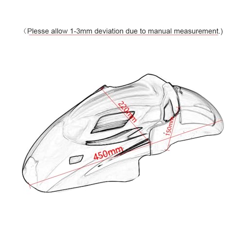 Garde-Boue Avant Yamaha FZ6 XJ6 Solution Anti Éclaboussures Boue
