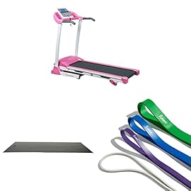 Sunny Health & Fitness P8700 Pink Treadmill, 62 L x 27 W x 50 H
