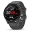 Garmin Forerunner 255, GPS Running Smartwatch, Advanced Insights, Long-Lasting Battery, Slate Gray