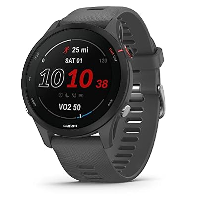Garmin Forerunner 255, Montre GPS connectée de Running, Gris Ardoise, 46mm