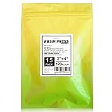 BITOMIC Premium 120 Micron Rosin Bags - 2x4 Inch | 15 Pack | 100% Food-Grade | Zero Blowout Guarante