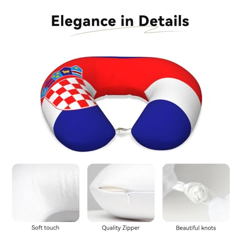 Almohada de viaje en espuma viscoelástica U tipo cómoda miniatura 3