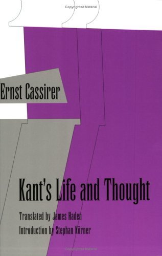 Kant's Life and Thought by Ernst Cassirer (1983-09-10)