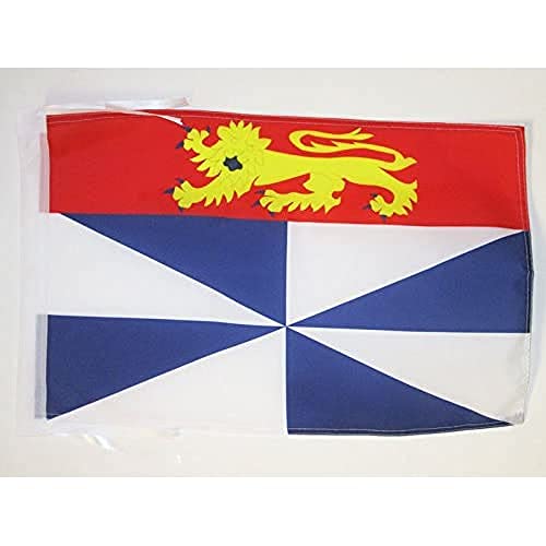 AZ FLAG - Drapeau Gironde - 45x30 cm - Pavillon Département Girondin 100% Polyester Avec Deux Cordelettes - 20g