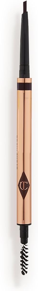 Lápiz para cejas Brow Cheat - Lápiz para cejas recargable de microprecisión con punta en ángulo para trazos naturales similares al cabello - Uso de 16 horas, resistente al agua, vitamina E + cera de carnauba