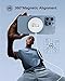 Magnetic Wireless Charger 15w Apple Mag-Safe Charger for iPhone 17 Pro Max/17 Pro/17Air/17/16/15/14/13/12 Series AirPods Series LED Magnet Charging Pad Mag Safe Charger with Dual Charging Ports