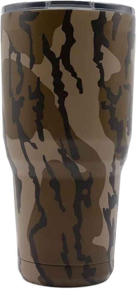 Yukon Outfitters Freedom High Grade 18/8 Corrosion-Resistant Stainless Steel Double Wall Vacuum Insulated Tumbler (30oz / 890ml) - 7.85" H x 3.9" Top Dia. / 2.9" Bottom dia., Original Bottomland image 2