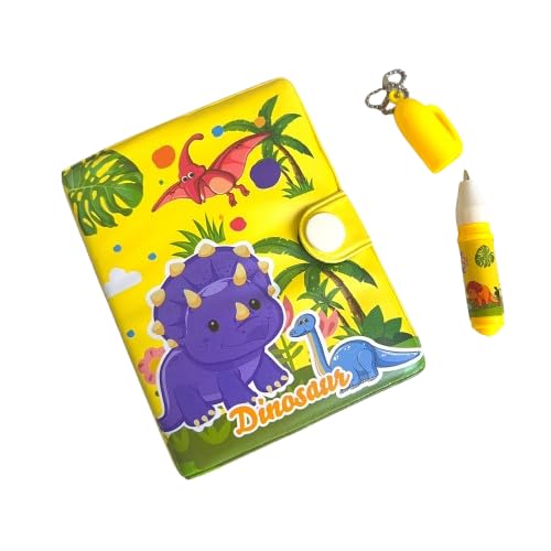 Image of AK-Store Cartoon Pocket Diary with Pen, Writing Notebook for Kids Boys Girls, Cartoon Stationery Set for Students Children Birthday Return Gift (Dinosaur)