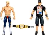Mattel WWE Main Event Showdown Action Figures 2-Pack with Accessory, Series #26 John Cena vs Cody Rhodes Collectible Set, 6-inch​