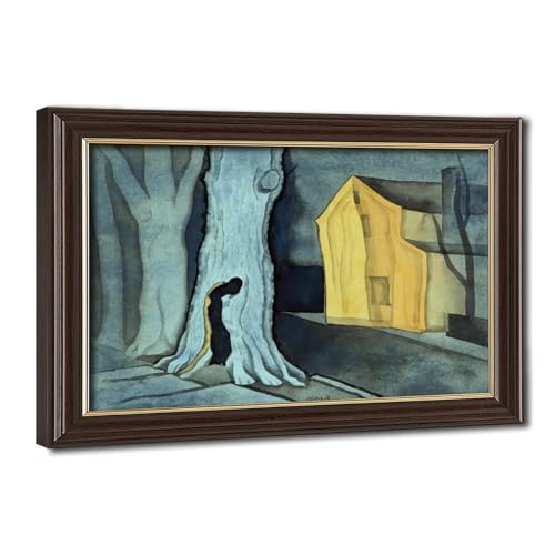 Oscar Bluemner Impression sur toile Old Age pour inspirer votre espace bureau
