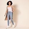 Amazon Essentials Women's Slim-fit Tank, Pack of 2, Light Pink/Light Grey Heather, XXL #5