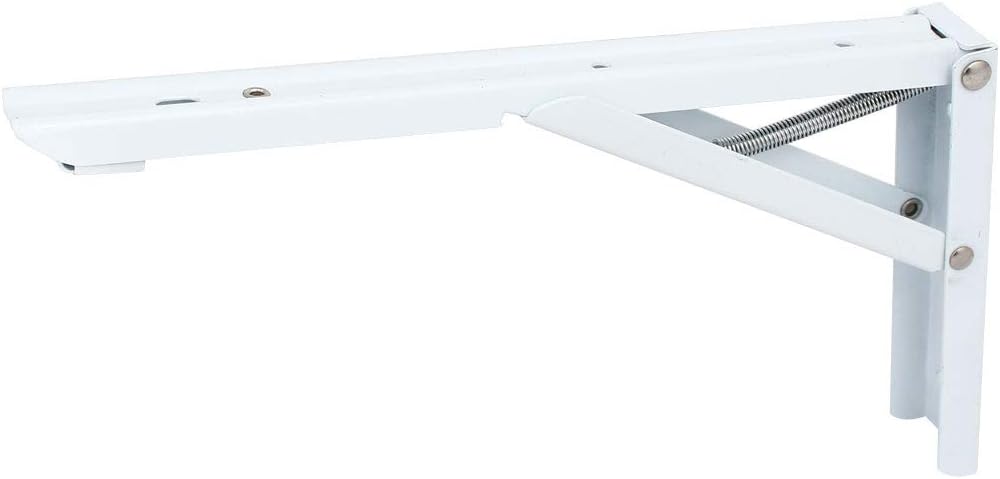 Spring Design 90 Degree Folding Triangle Shelf Bracket White 10" Length 4pcs (a80aff8244ffb370918c54c25d81e67c)