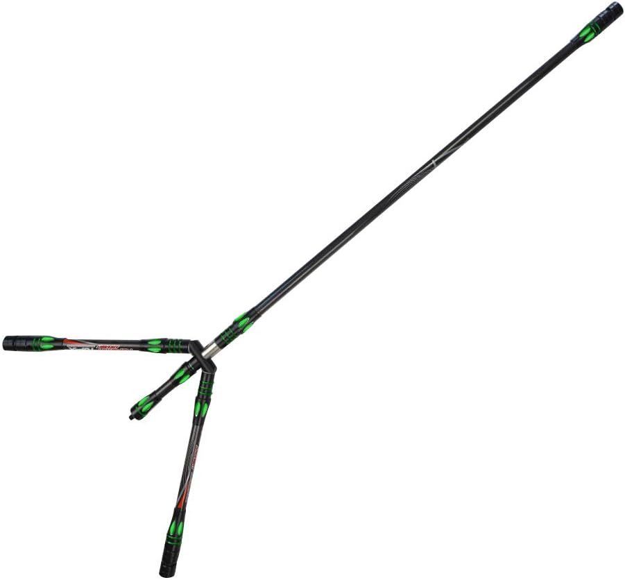 AMEYXGS Archery Bow Stabilizer Set 5/10/30 inch 3k Carbon Bow Balance Bar with Stabilizer Rubber and Weights for Recurve Bow