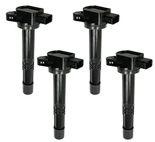 ENA Set of 4 Ignition Coil Pack Compatible with Acura Honda CSX RSX Accord Civic CR-V Element S2000 2002 2003 2004 2005 2006 2007 2008 2009 2010 2011 2.0L 2.2L 2.4L L4 Replacement for UF311 C1382